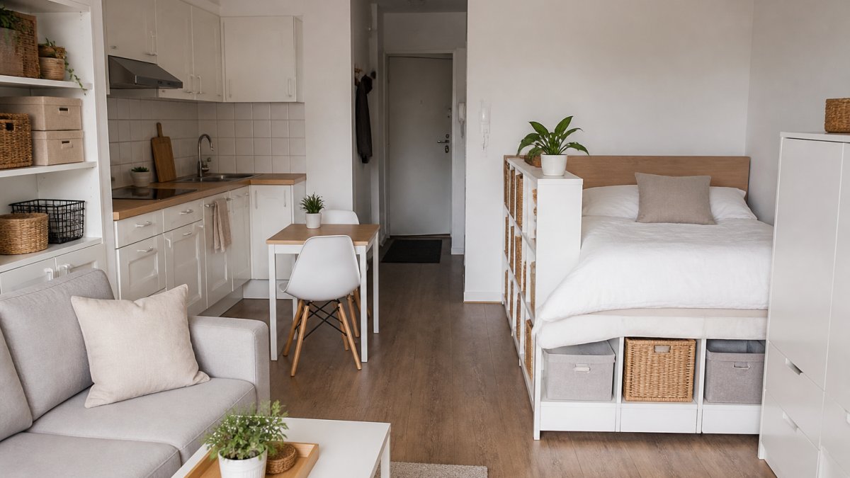 How to Organize a Tiny Studio Apartment: 7 Steps