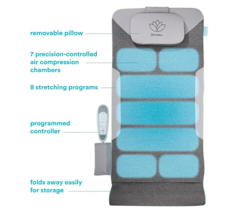 Limited-Time Christmas Offer(Buy one get two)-Air Compression Back Stretching Mat with 8 Programs