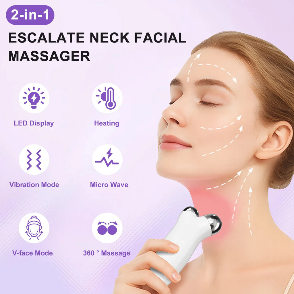Cloud Prime V Face Tool Facial Roller Massager Facial, Neck, And Double Chin Electric Beauty Device For Christmas And New Year Gifts