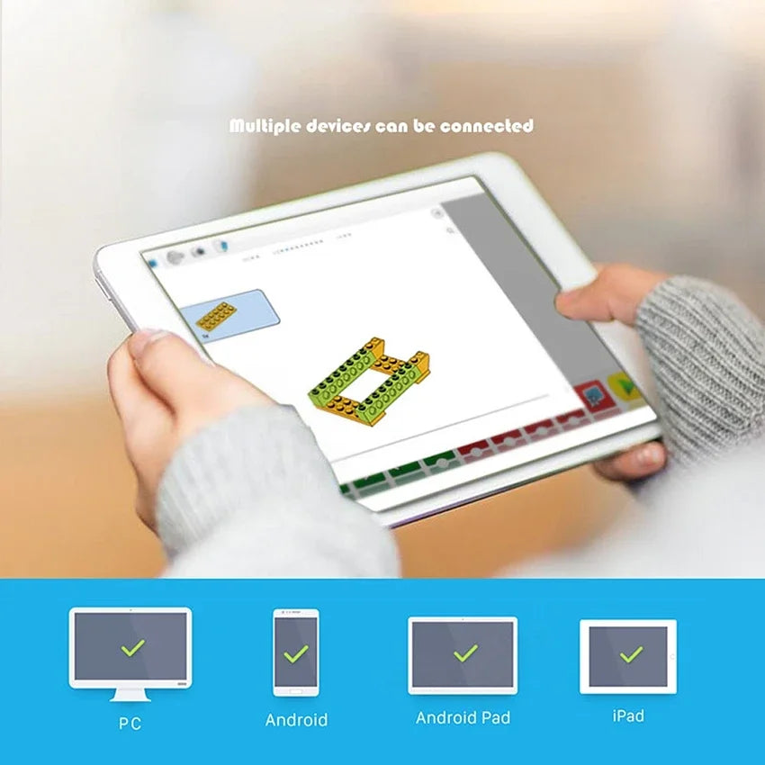NEW WeDo 2.0 Core Educational Set With Building Blocks Book Bluetooth Box DIY Parts 45300 STEAM Scratch 3.0 Technical School Kids Toys Christmas Gifts