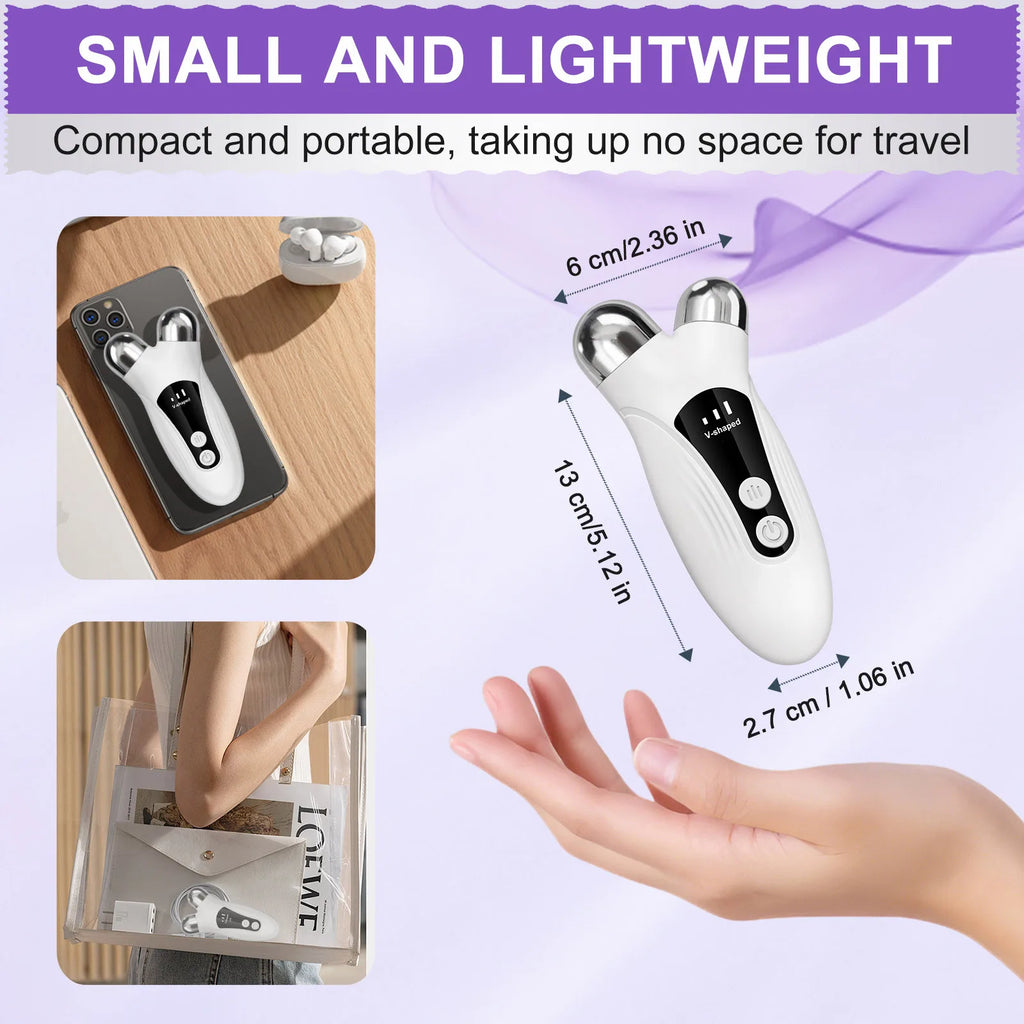 Cloud Prime V Face Tool Facial Roller Massager Facial, Neck, And Double Chin Electric Beauty Device For Christmas And New Year Gifts