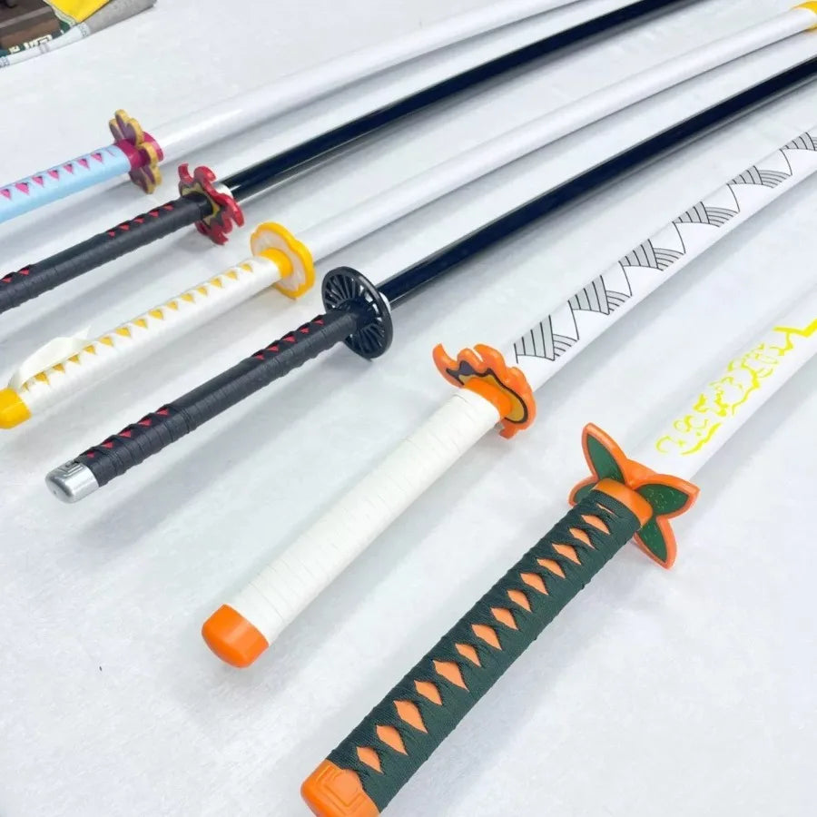 41 inch Demon Slayer Katana Sword Kawaii Cutecore Cosplay Essentials Kimetsu No Yaiba Mitsuri Kanroji Anime Prop Collection Gift