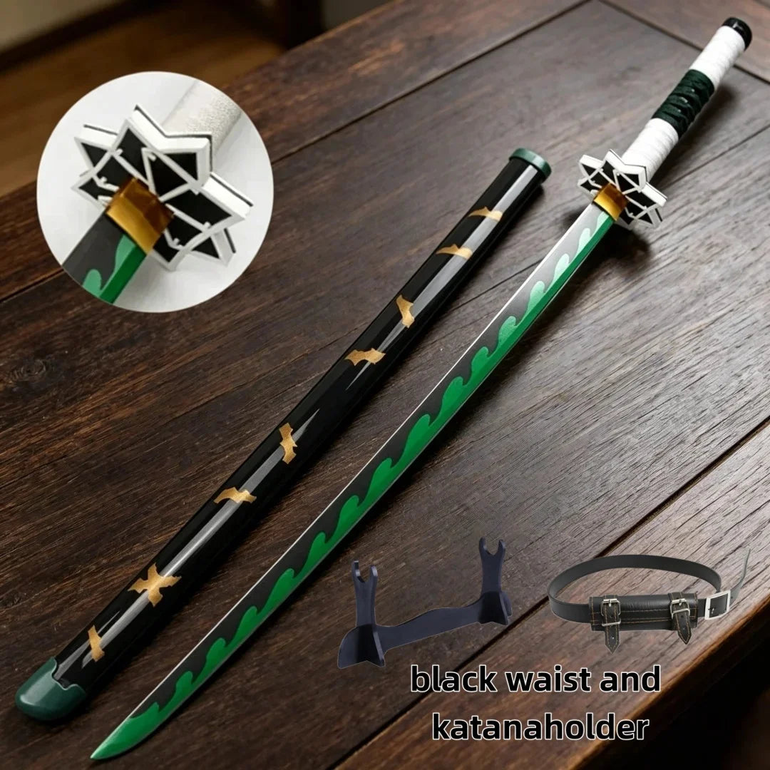 41 inch Demon Slayer Katana Sword Kawaii Cutecore Cosplay Essentials Kimetsu No Yaiba Mitsuri Kanroji Anime Prop Collection Gift