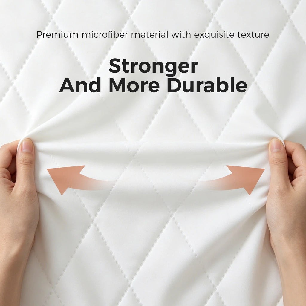 1pc Modern Soft Breathable Waterproof Bed Fitted Sheet - Lightweight, Fitted Mattress Protector For All Beds, Bedding Essentials, Minimalist Design (Excluding Pillowcases)