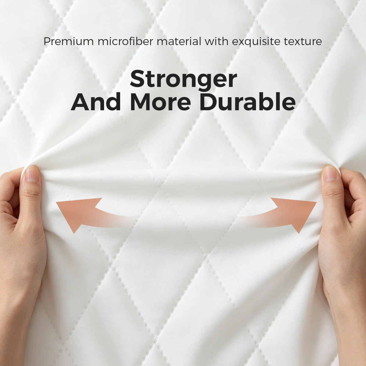 1pc Modern Soft Breathable Waterproof Bed Fitted Sheet - Lightweight, Fitted Mattress Protector For All Beds, Bedding Essentials, Minimalist Design (Excluding Pillowcases)