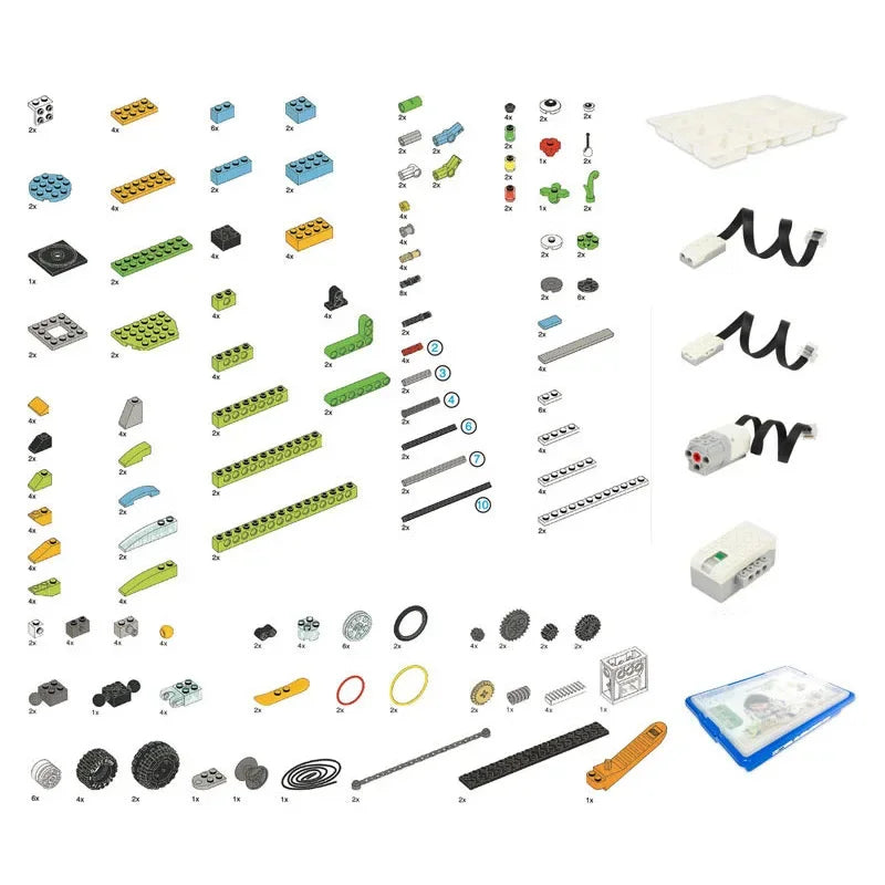 NEW WeDo 2.0 Core Educational Set With Building Blocks Book Bluetooth Box DIY Parts 45300 STEAM Scratch 3.0 Technical School Kids Toys Christmas Gifts
