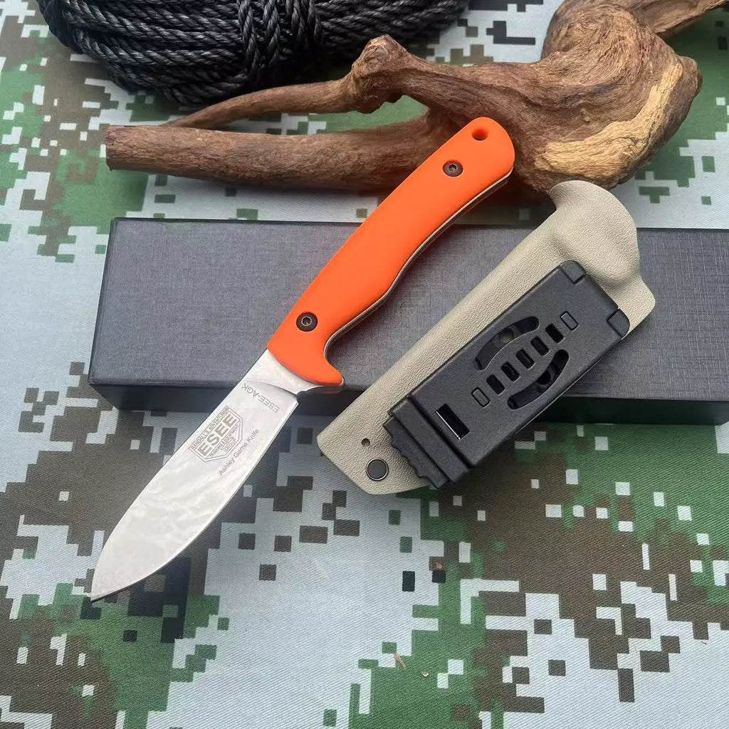 ESEE AGK Professional Outdoor Meat Cleaver Cutting Fixed Blade Knife Utility Practical Camping Wilderness Hiking Essentials Multi-purpose Use G10 Handle Gift Box