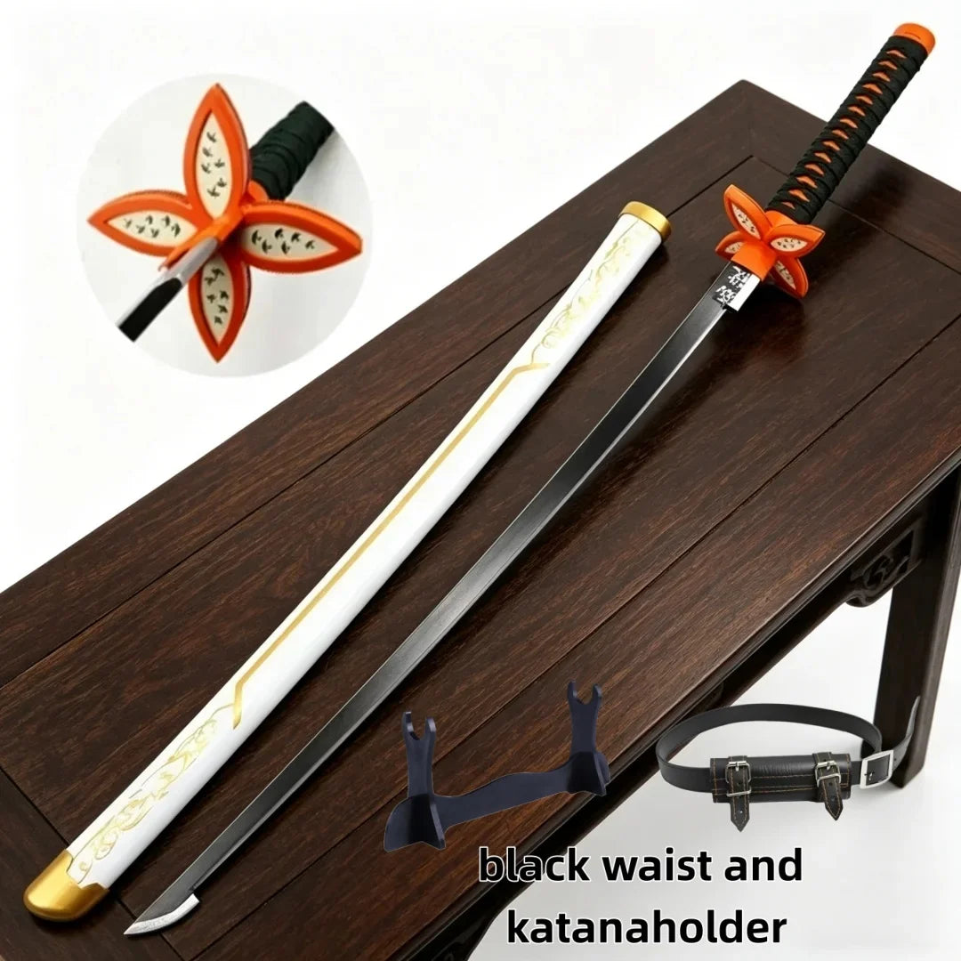 41 inch Demon Slayer Katana Sword Kawaii Cutecore Cosplay Essentials Kimetsu No Yaiba Mitsuri Kanroji Anime Prop Collection Gift