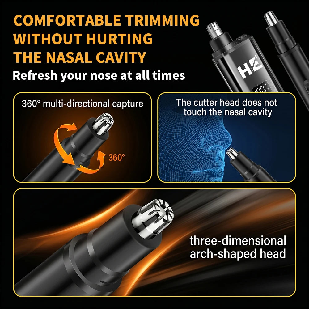 HIENA PRO Professional Hair Clippers Set for Men Cordless Barber Kit Hair Cutting Kit Rechargeable Clippers and Trimmers Set Clipper Set for Barbers with LED Display  Gifts for Men