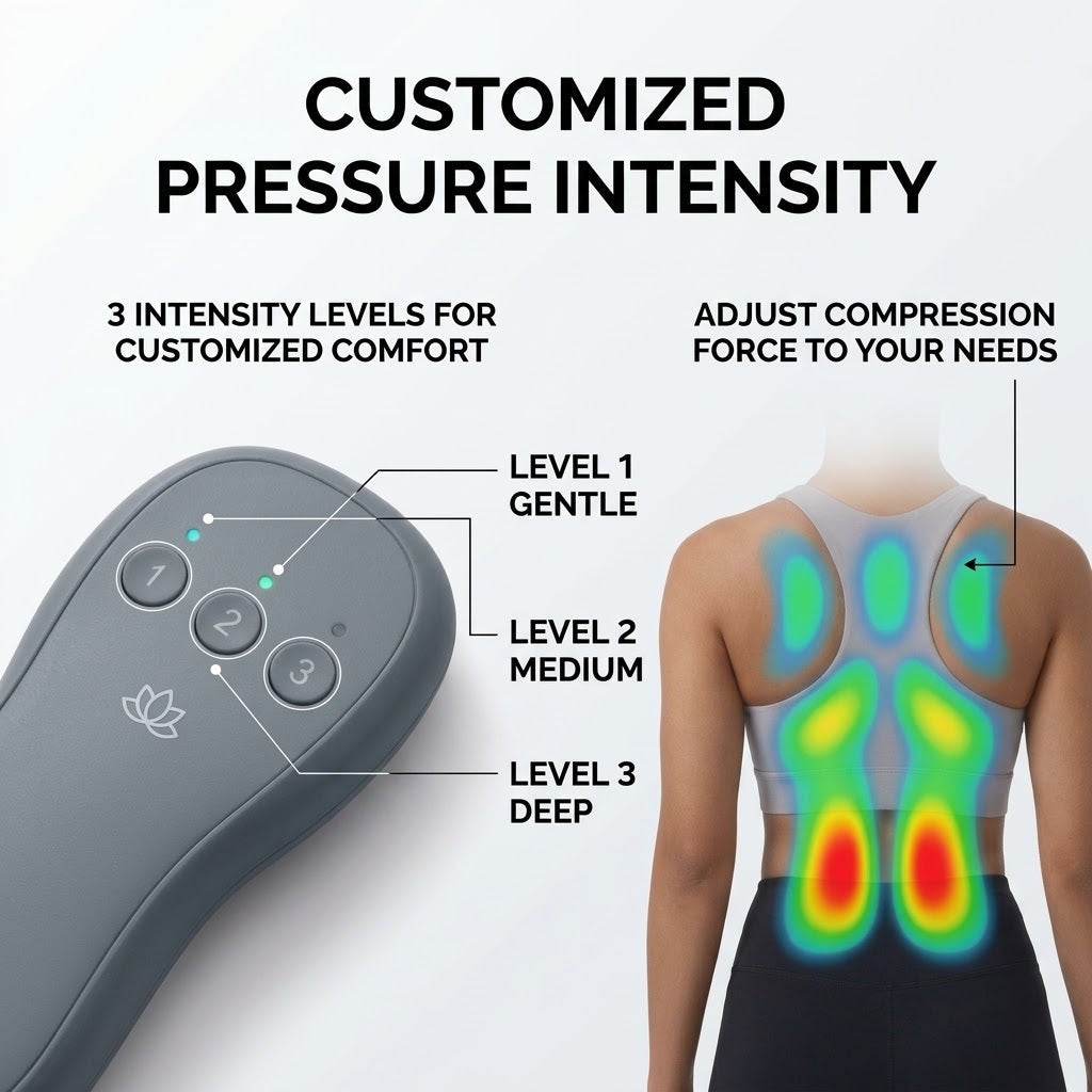 Limited-Time Christmas Offer(Buy one get two)-Air Compression Back Stretching Mat with 8 Programs